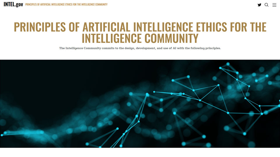 Principles of AI Ethics for the IC