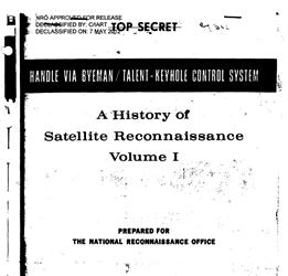 NRO History of Satellite Reconnaissance Image